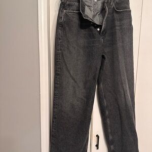 Agolde Women's Boyfriend Jeans in Dark Gray